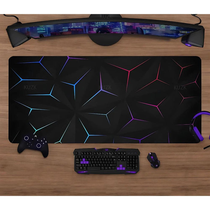 A printed light effect, not LEDs — XXL Mouse Pad with Light Effect - Comfort