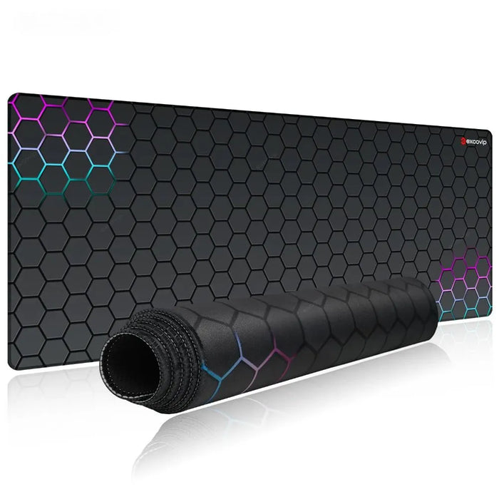 Plain black, one size only — XXL Black Mouse Pad - Gaming Comfort