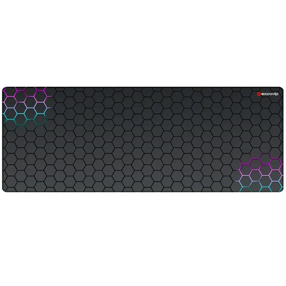 Tapis de souris XXL RGB Noir