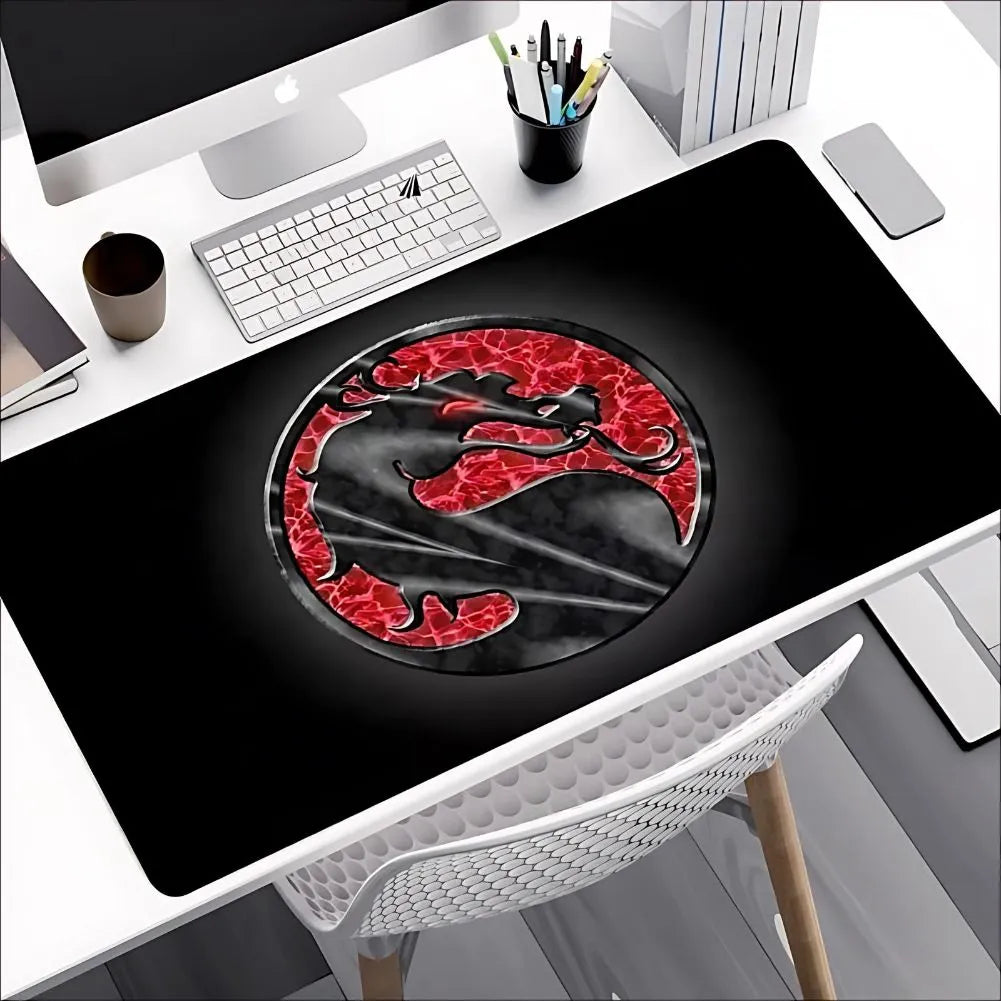 Tapis de souris gamer Mortal kombat Dragon rouge