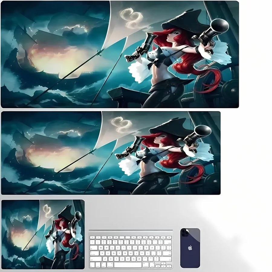 Tapis de souris XXL League of Legends, grand format gamer, visuel 3