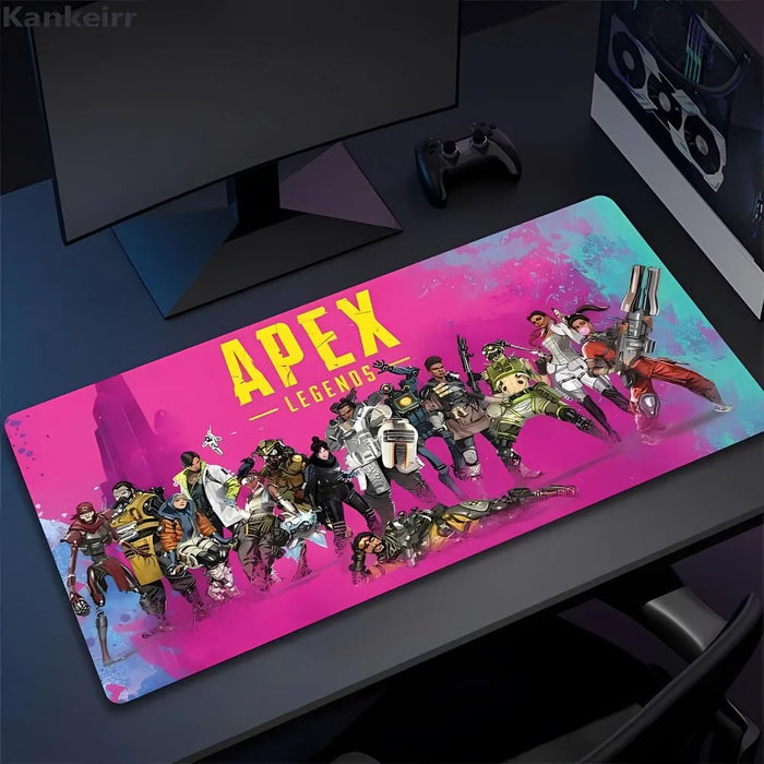 Surface lisse, bords cousus — Tapis de Souris XXL Apex Legends - Précision et Confort
