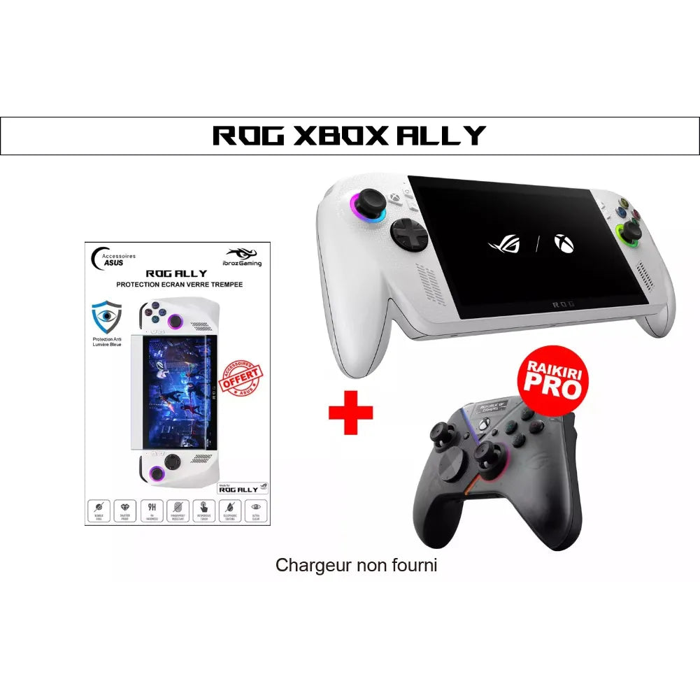 ROG Xbox Ally blanche – Console portable 7” 120 Hz VRR