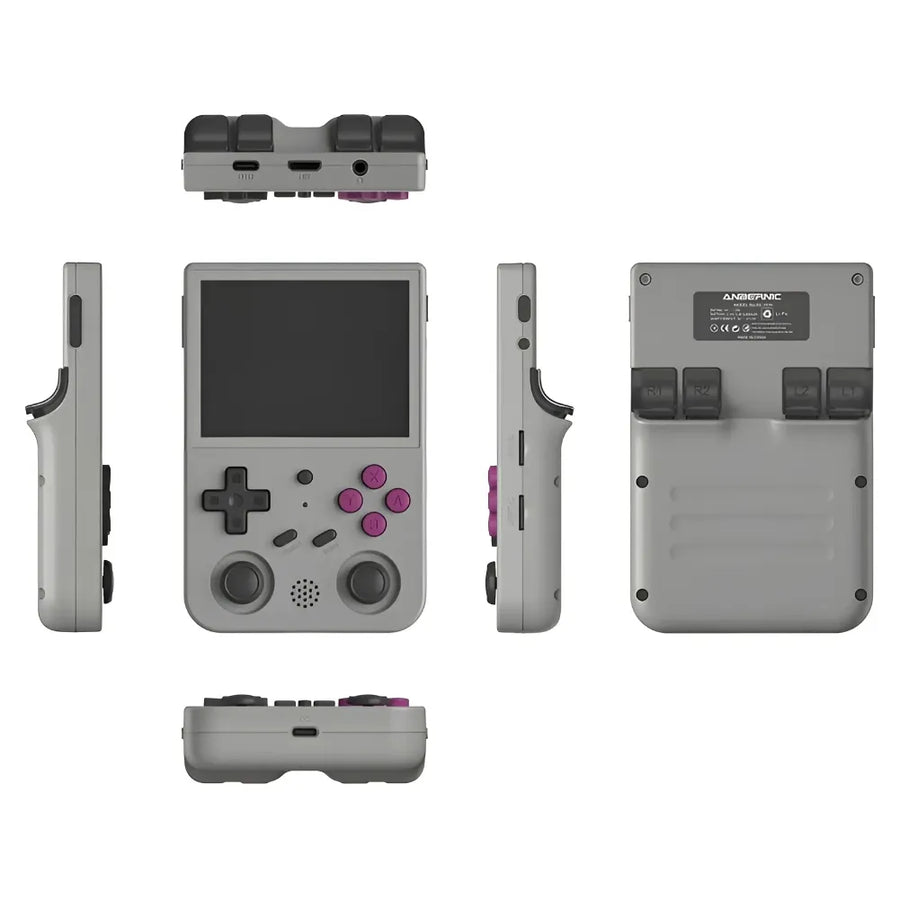 Anbernic RG353VS grise, console rétro portable à écran IPS 3,5 pouces