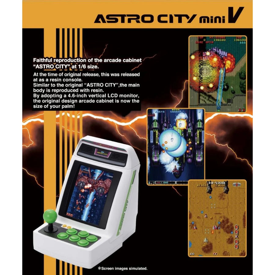 Astro City Mini V, mini borne d'arcade verticale à écran 4,6 pouces