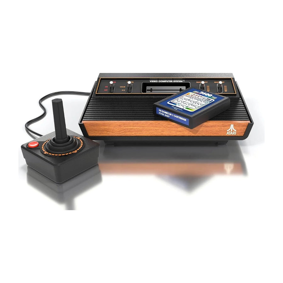 Console Atari 2600+ édition standard avec joystick CX40+ et cartouche 10 jeux