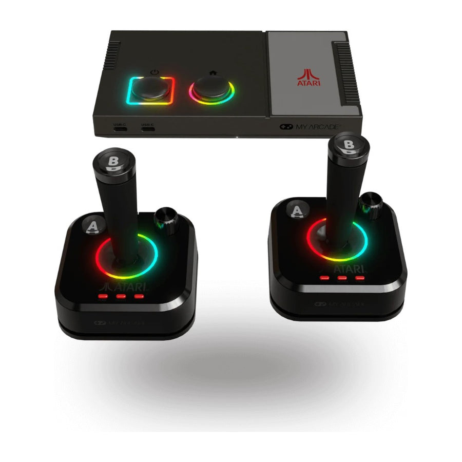 Atari Gamestation Pro My Arcade, console de salon HDMI avec 2 joysticks sans fil, autre vue