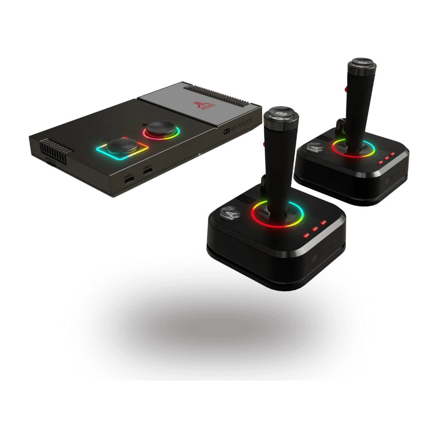 Atari Gamestation Pro My Arcade, console de salon HDMI avec 2 joysticks sans fil, autre vue