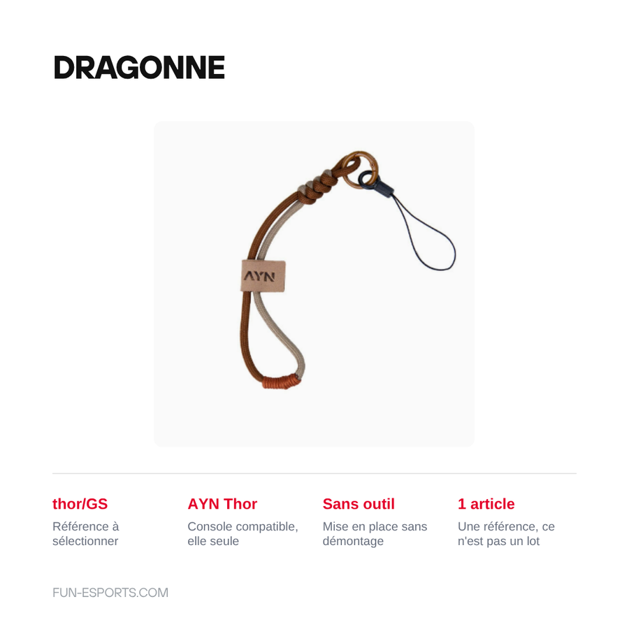Dragonne pour AYN Thor, reference thor/GS