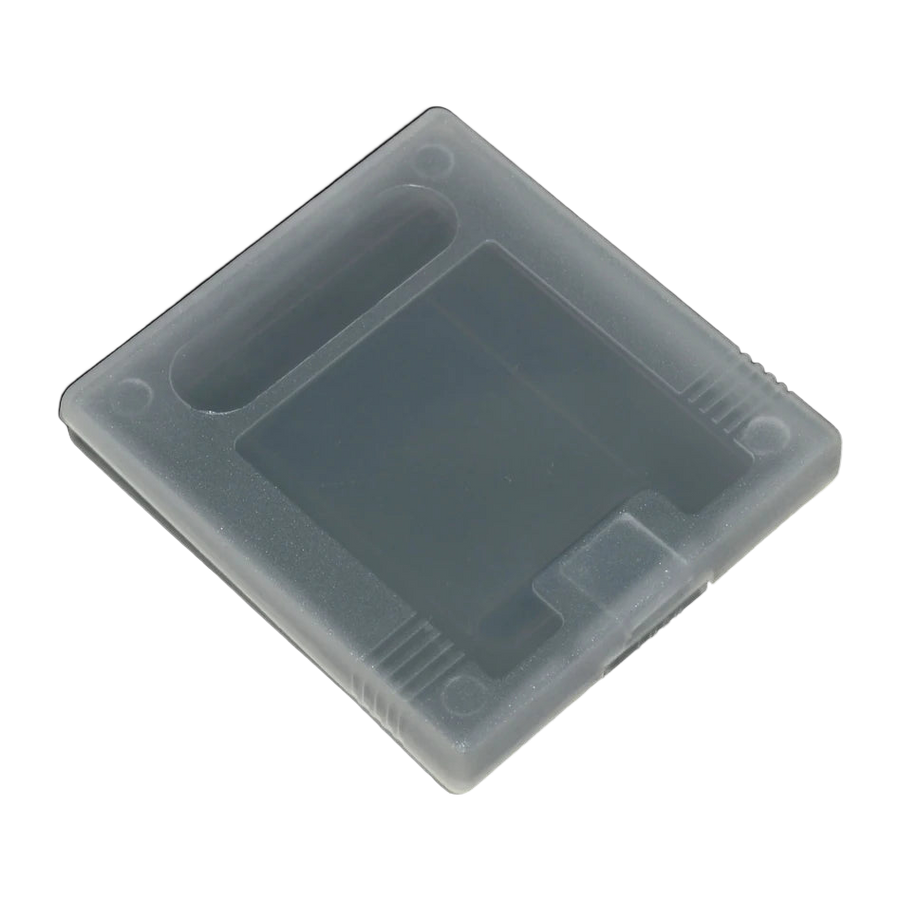 Boîte de rangement transparente à compartiments alignés pour classer des cartouches Game Boy Color