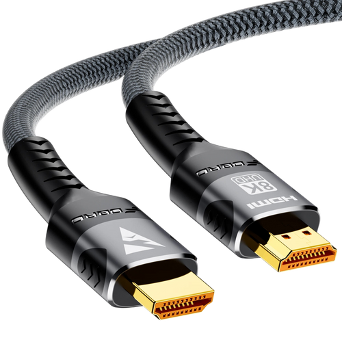 Câble HDMI 2.1 tressé 48 Gbit/s — 4K 120 Hz, 8K 60 Hz, 1 à 3 m