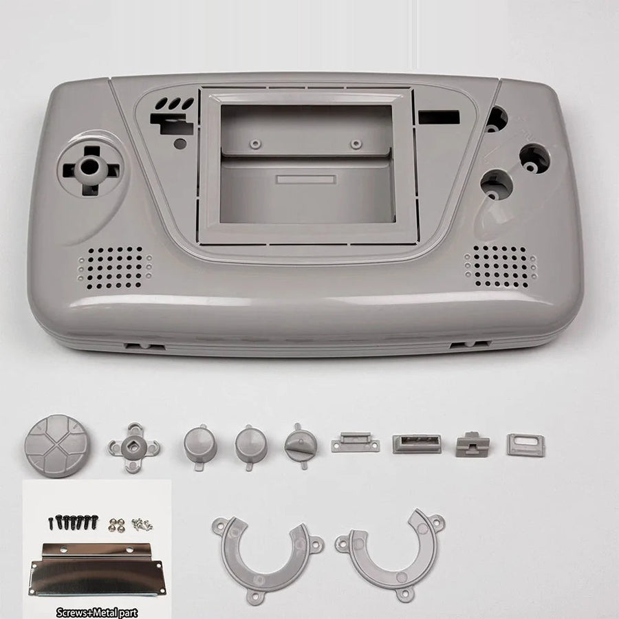 Coque Game Gear gris clair avec boutons