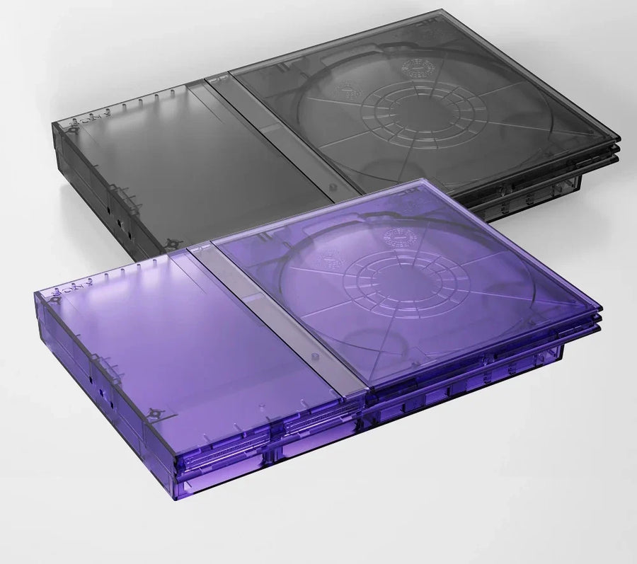 Coque de remplacement translucide BitFunx pour PS2 Slim — vue principale