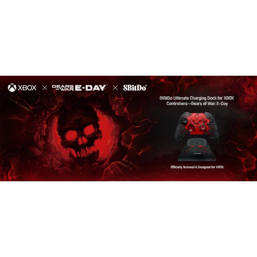 Dock de charge 8BitDo pour manette Xbox, édition Gears of War: E-Day