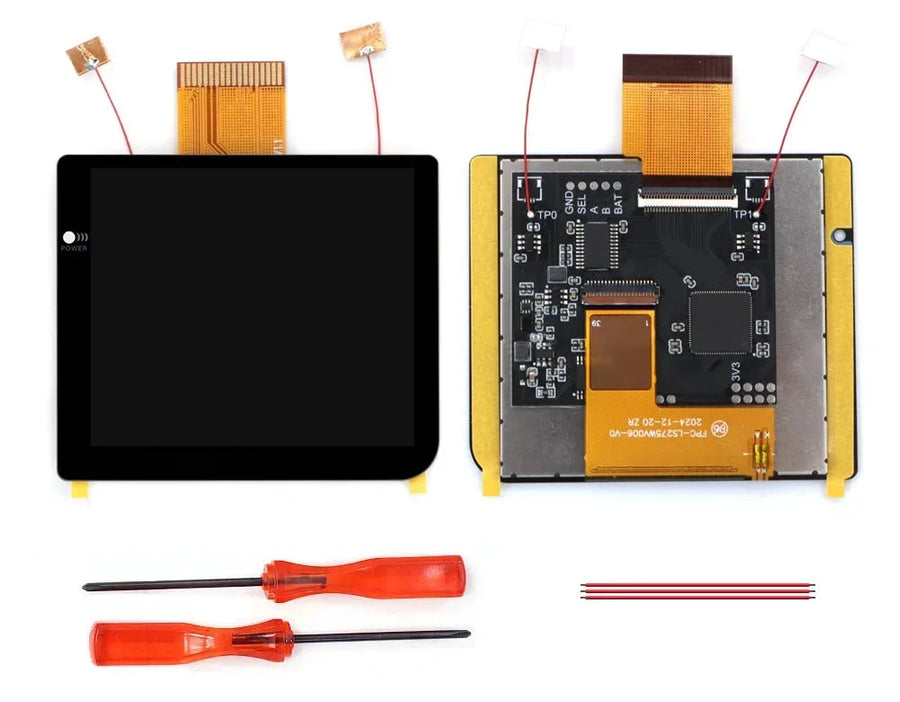 Kit écran IPS laminé 2,8 pouces Hispeedido pour Game Boy Pocket, kit noir — visuel 8