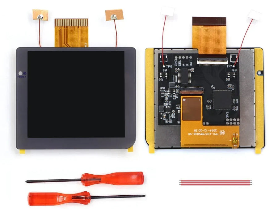 Kit écran IPS laminé 2,8 pouces Hispeedido pour Game Boy Pocket, kit gris — visuel 9
