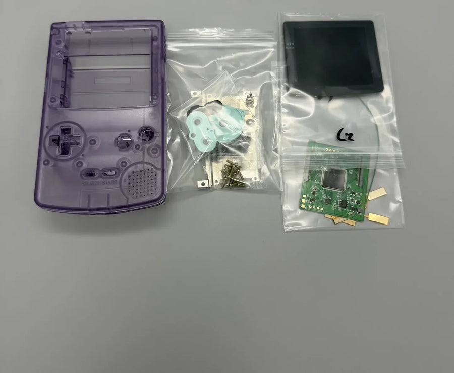 2.78-inch transflective screen for Game Boy Color, translucent purple finish — image 26