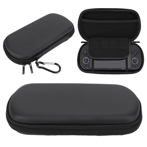 Étui rigide TrimUI Smart Pro + verre trempé — coque EVA de transport