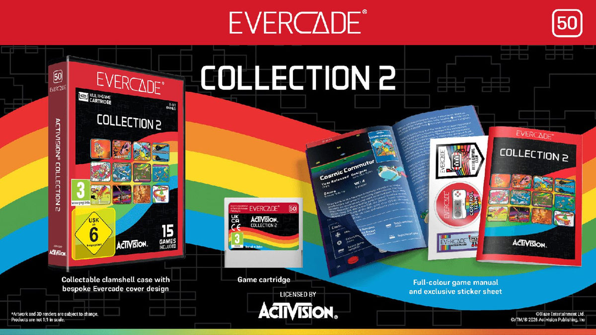 Cartouche et boîtier Evercade Activision Collection 2
