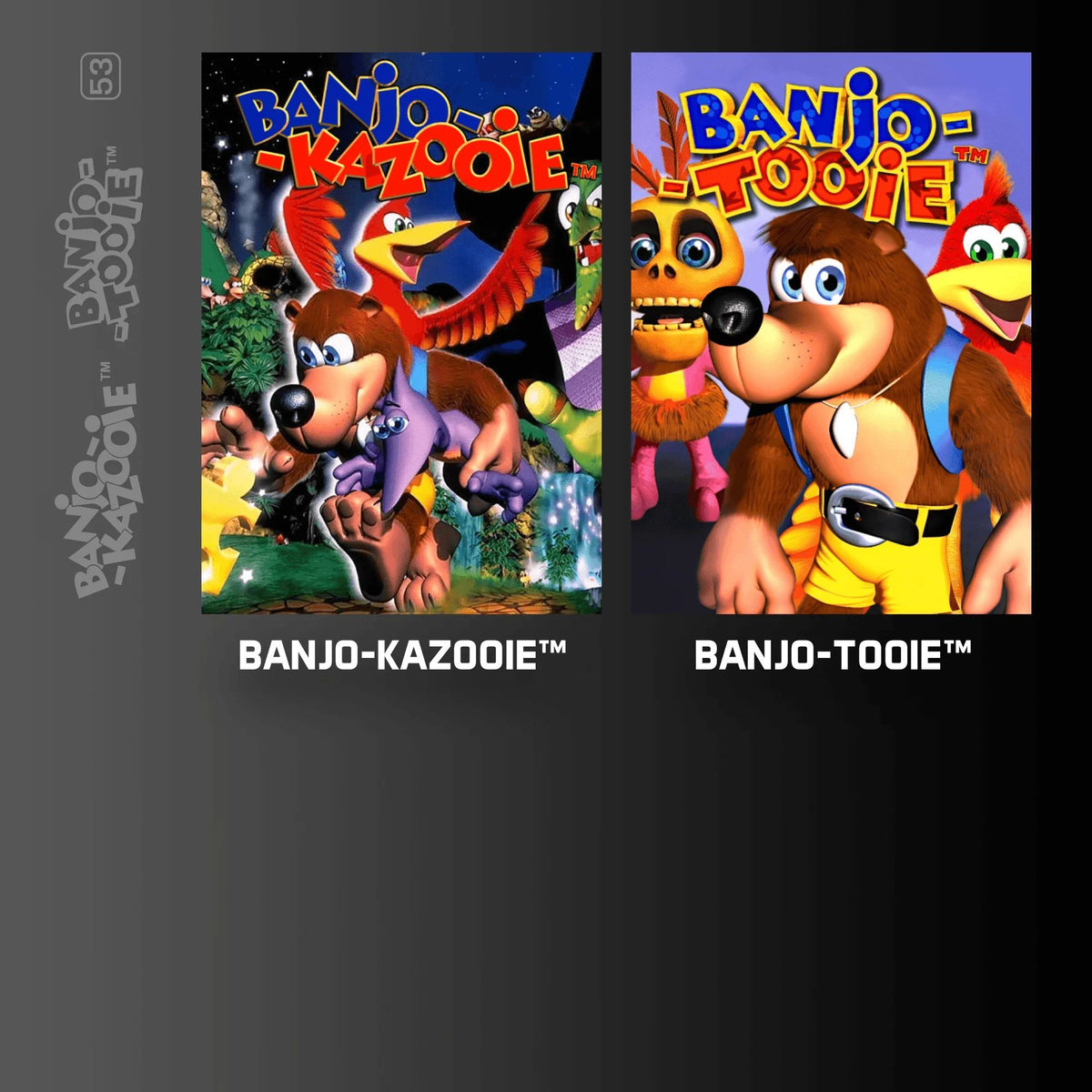 Visuel de la cartouche Evercade Banjo-Kazooie Double Pack