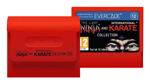 Evercade The Last Ninja Collection — cartouche The Last Ninja et International Karate, versions C64, Atari ST et ZX Spectrum