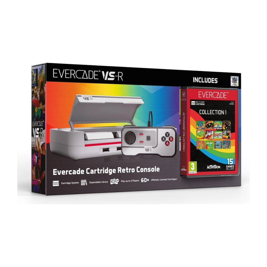 Boîte du pack Evercade VS-R avec la cartouche Activision Collection 1