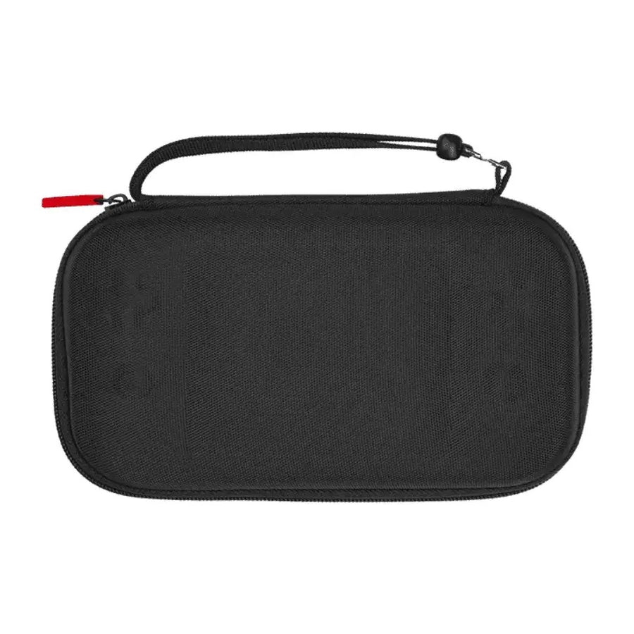 Housse Anbernic RG 477M - Protection gamer stylée, étui rigide noir avec fermeture éclair pour console.