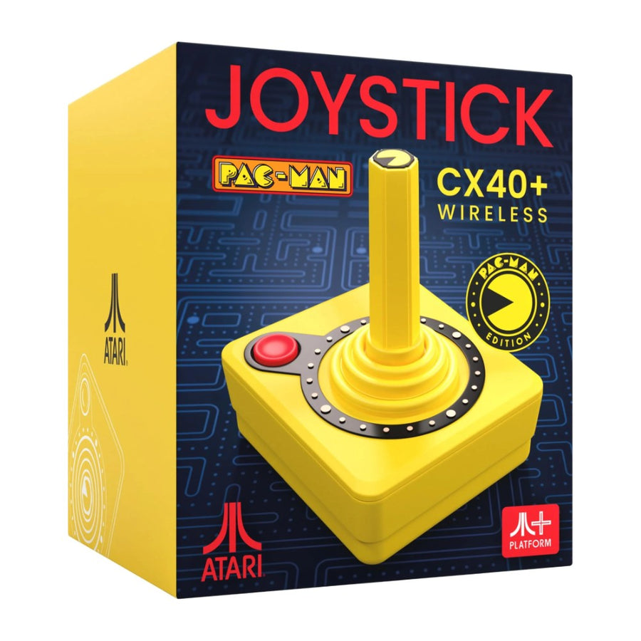 Boîte du joystick sans fil Atari CX40+ édition PAC-MAN