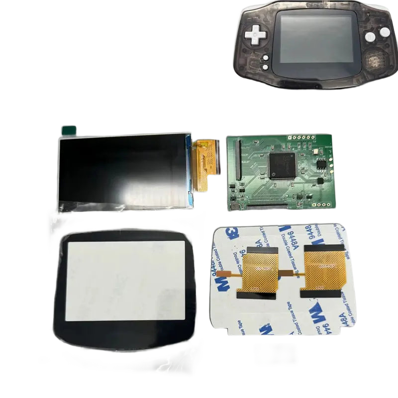 Kit écran IPS 2,9 pouces sans soudure pour Game Boy Advance, dalle et nappes prêtes à monter