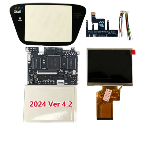 Kit écran IPS V4 OGS Game Gear — dalle 3,5 pouces 320 × 240