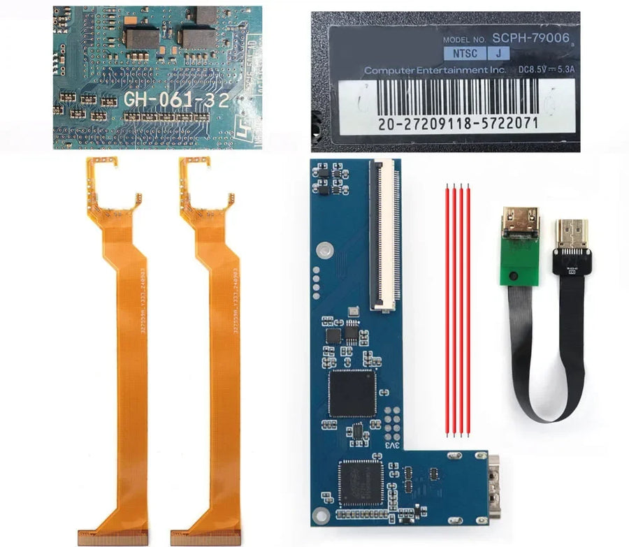Kit HDMI interne pour PS2 Slim, carte mère GH-061 · 2 nappes — visuel 25
