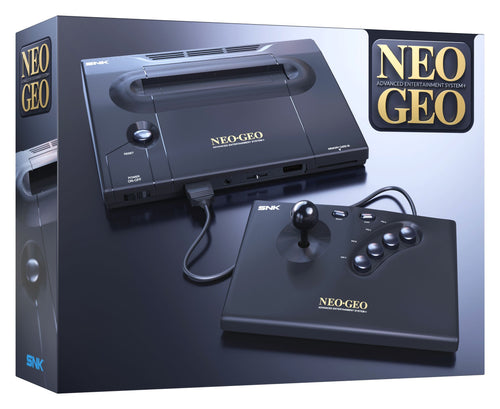 NeoGeo AES+ — réédition officielle de la console NeoGeo AES par SNK, sortie HDMI et stick arcade