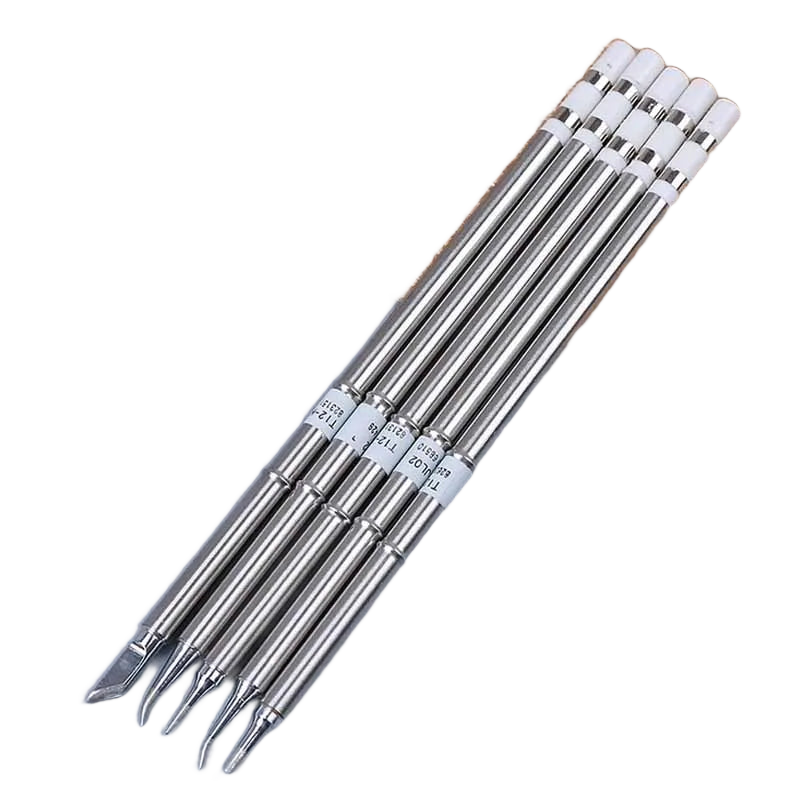 Cartouche chauffante T12 de 70 W pour fer à souder, corps métallique et pointe biseautée