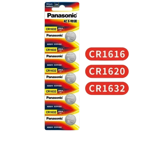 Piles bouton lithium 3 V CR1616, CR1620, CR1632 — sauvegardes rétro
