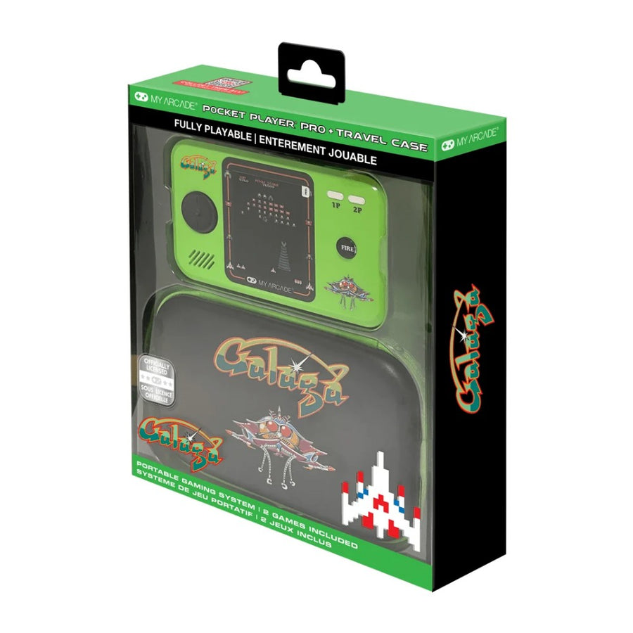 Pocket Player Pro My Arcade, console de poche à écran vertical 2,75 pouces, édition Galaga + Galaxian