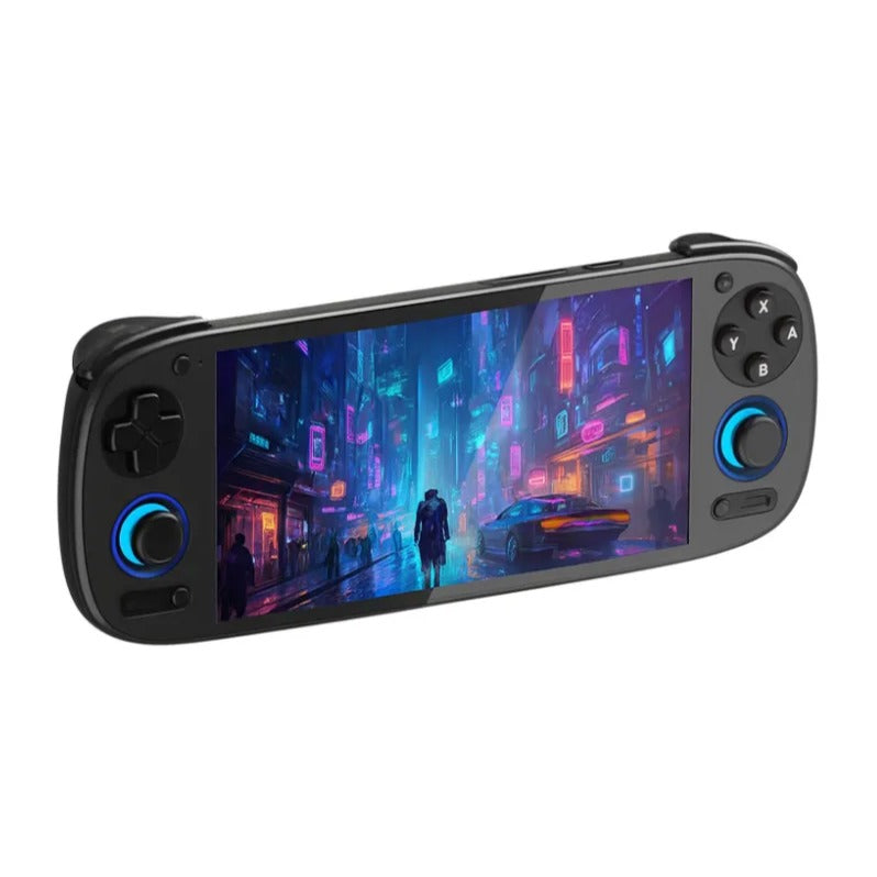 Console portable Retroid Pocket 5 avec écran AMOLED et design moderne pour gamers.