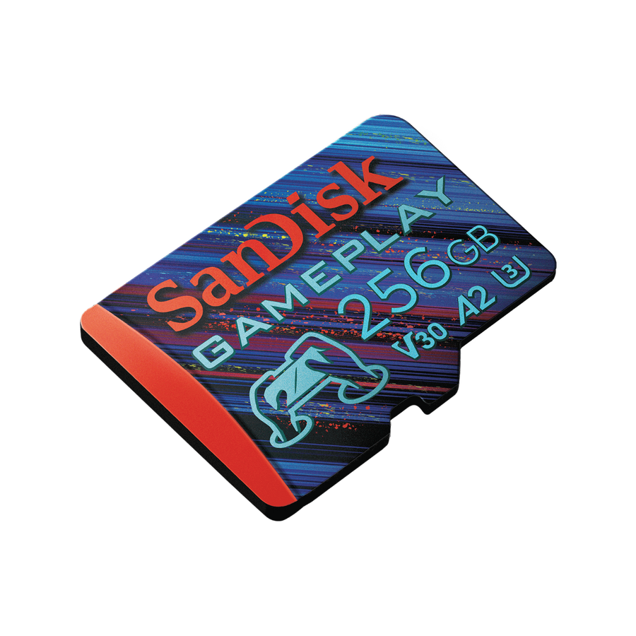SanDisk microSD GamePlay 256 Go – jeux mobiles et consoles, carte mémoire rapide pour smartphones et consoles.