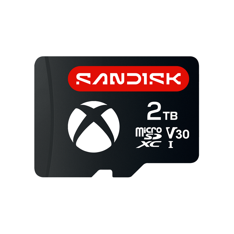 Carte microSD SanDisk pour ROG Xbox Ally 2 To, vue de face