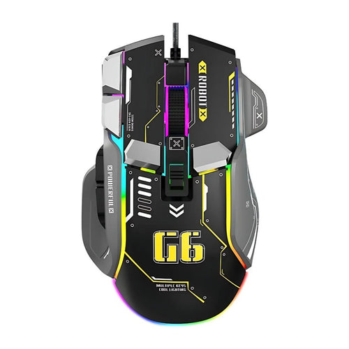 Souris Gamer Mecha – Performance et Style Personnalisé